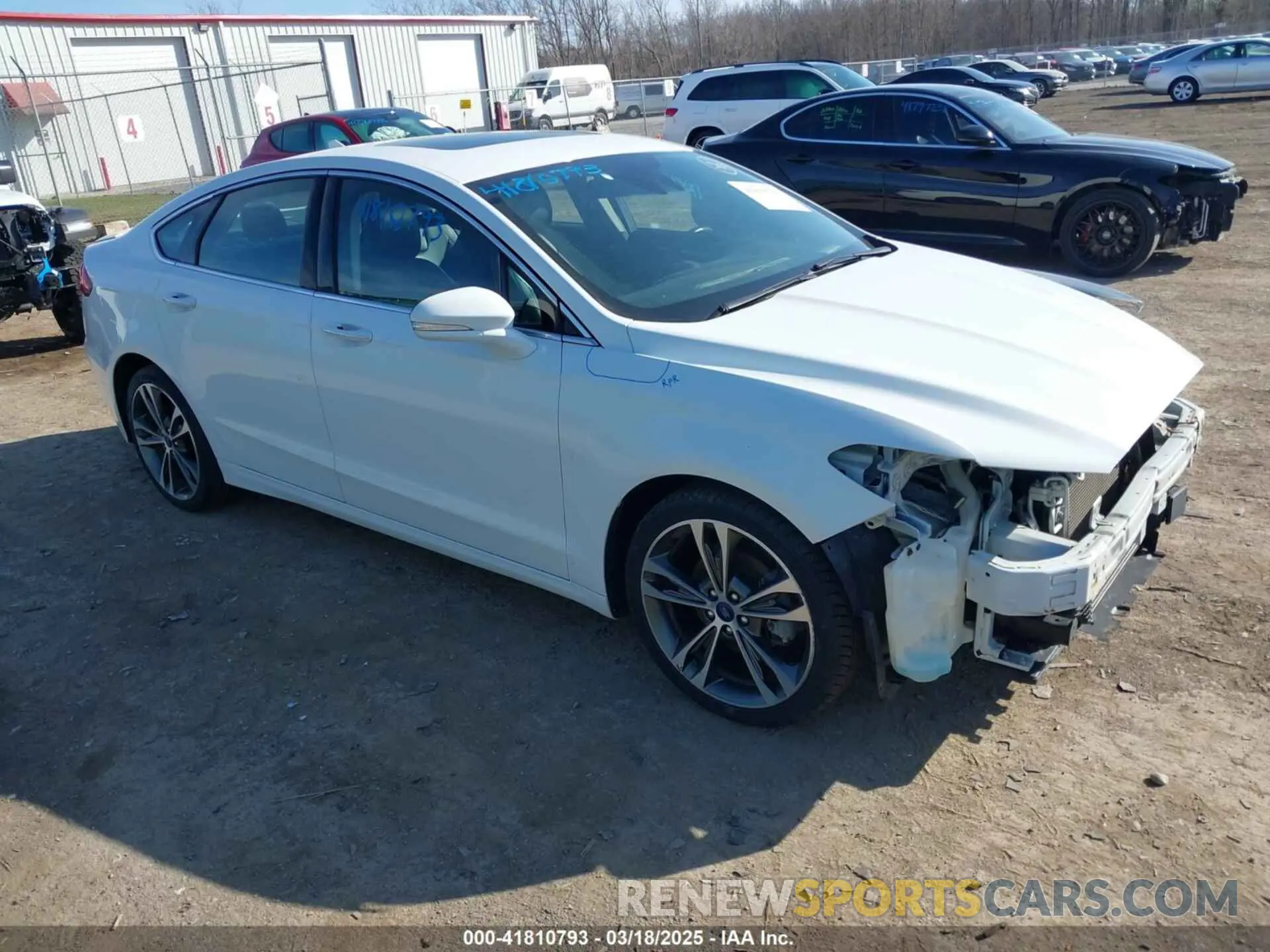 1 Photograph of a damaged car 3FA6P0D92KR106134 FORD FUSION 2019