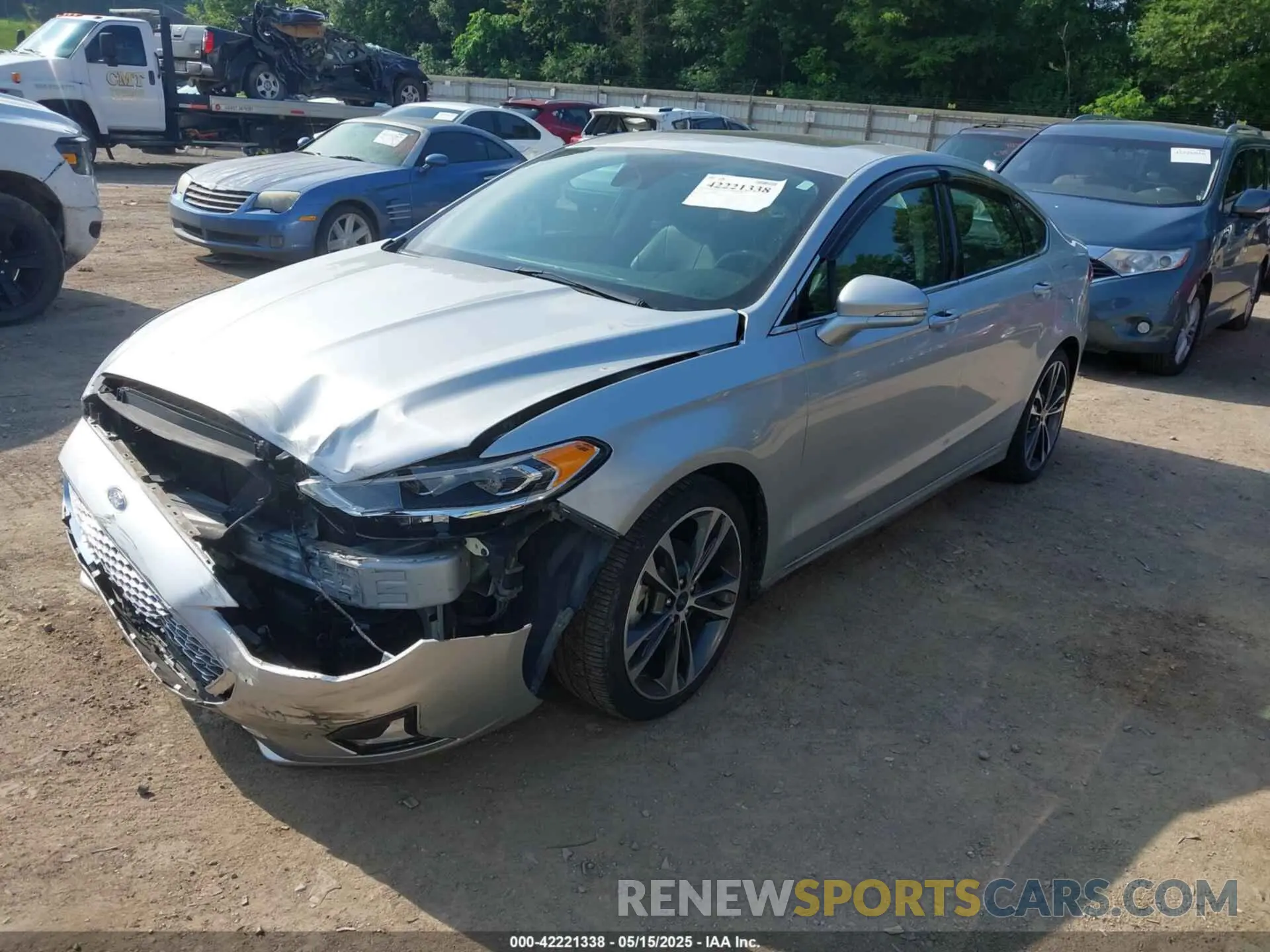 2 Photograph of a damaged car 3FA6P0D92KR184848 FORD FUSION 2019