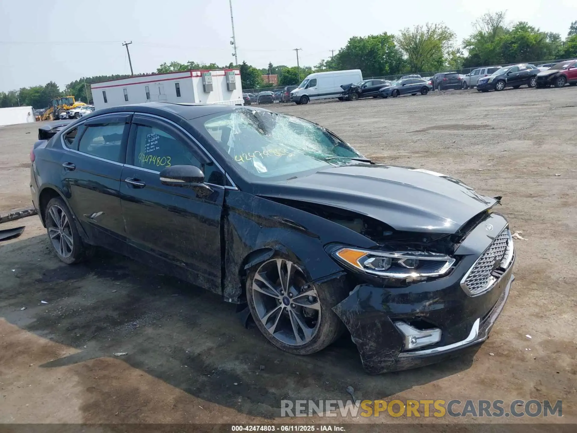 1 Photograph of a damaged car 3FA6P0D92KR247270 FORD FUSION 2019