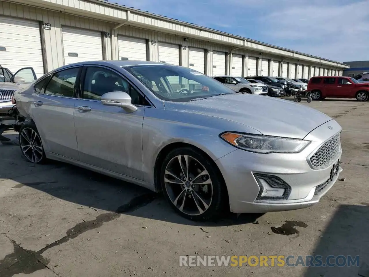 4 Photograph of a damaged car 3FA6P0D93KR186530 FORD FUSION 2019