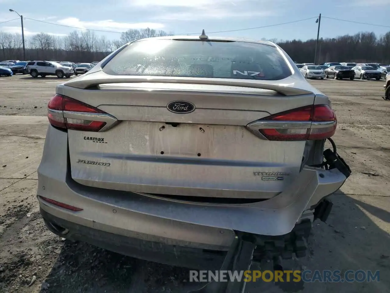 6 Photograph of a damaged car 3FA6P0D93KR186530 FORD FUSION 2019
