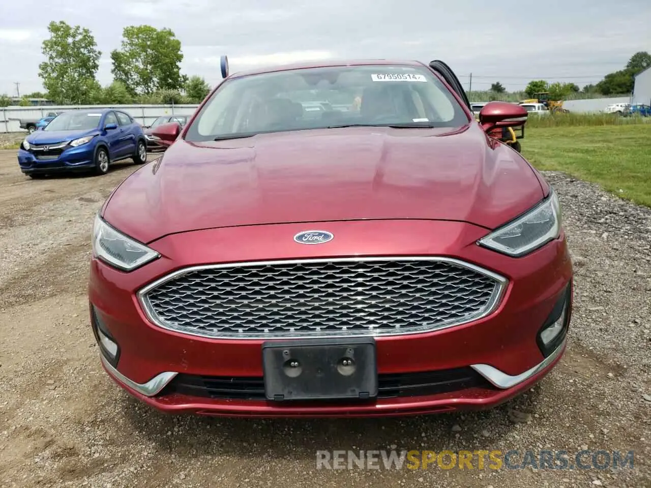 5 Photograph of a damaged car 3FA6P0D93KR206131 FORD FUSION 2019