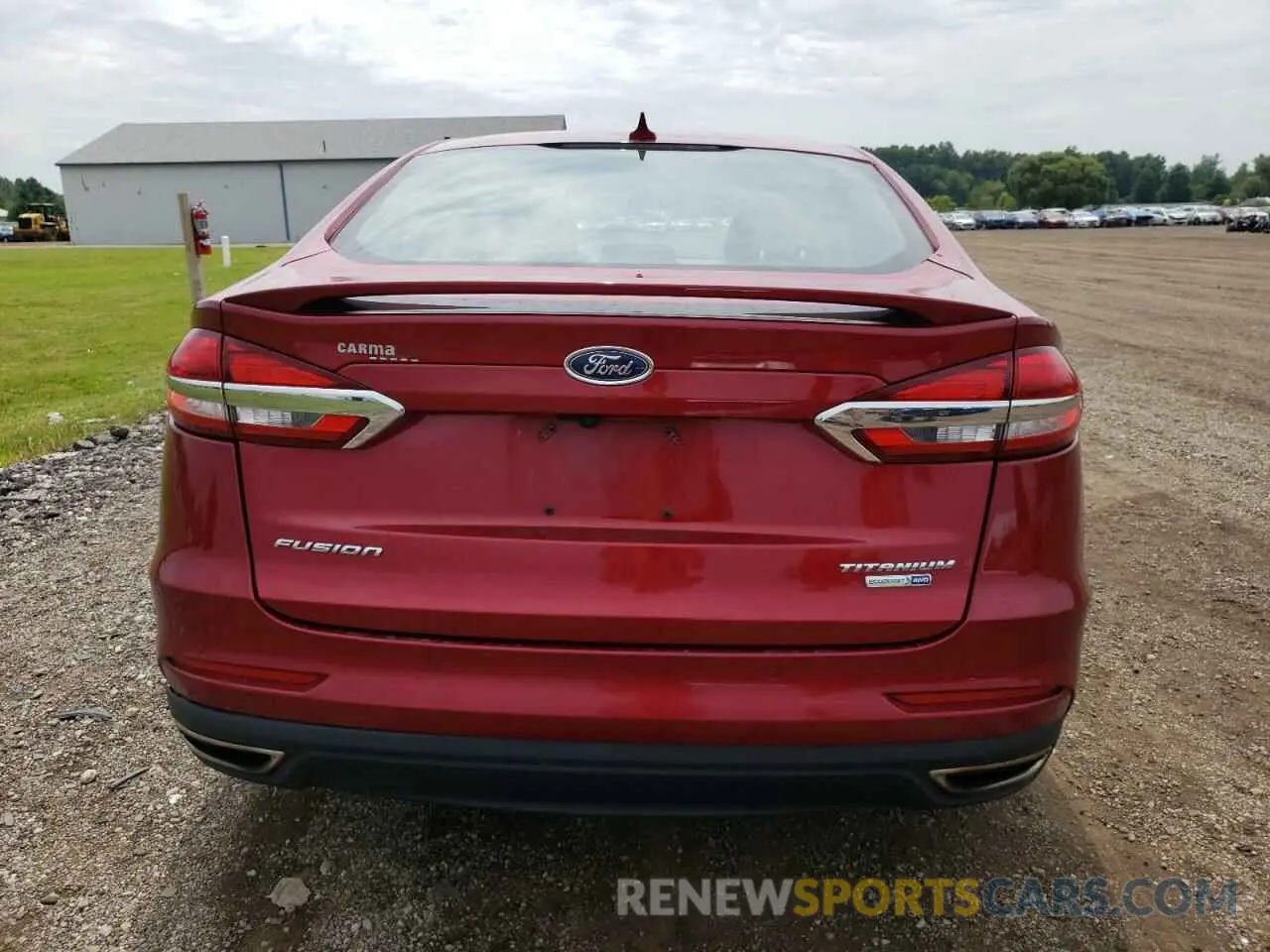 6 Photograph of a damaged car 3FA6P0D93KR206131 FORD FUSION 2019