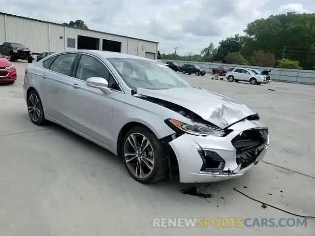 10 Photograph of a damaged car 3FA6P0D93KR222233 FORD FUSION 2019