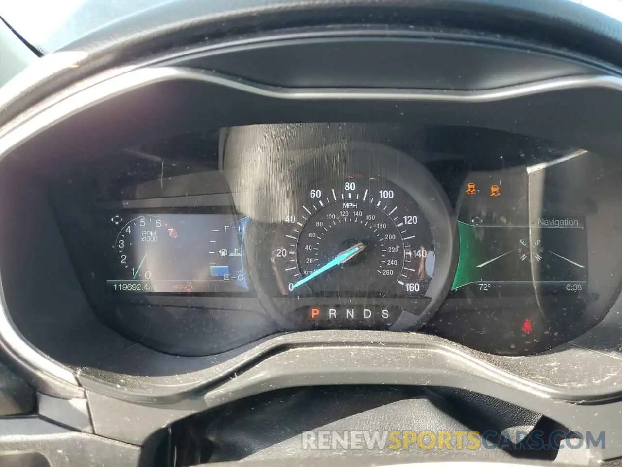 9 Photograph of a damaged car 3FA6P0D94KR205165 FORD FUSION 2019