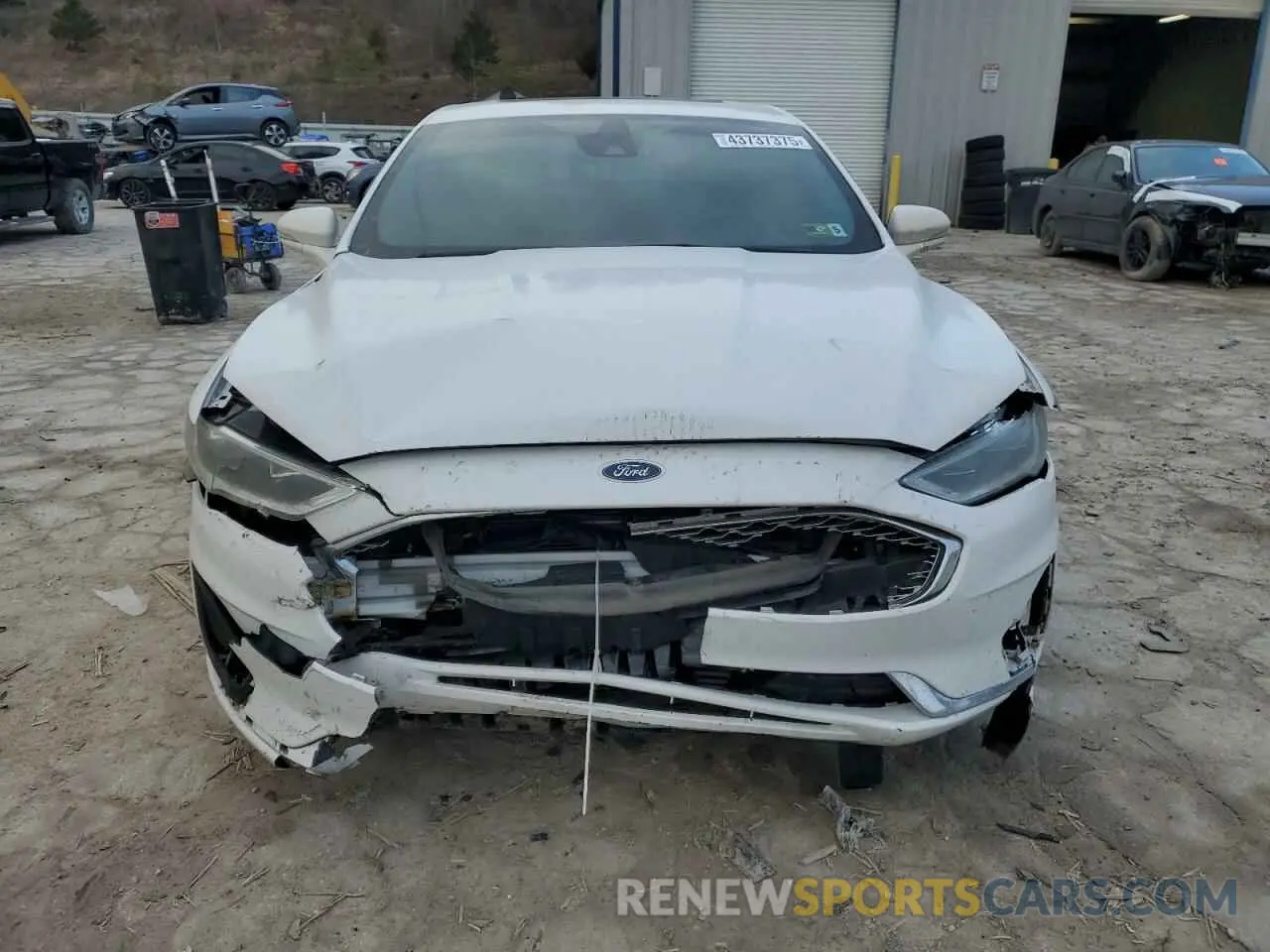 5 Photograph of a damaged car 3FA6P0D95KR187291 FORD FUSION 2019