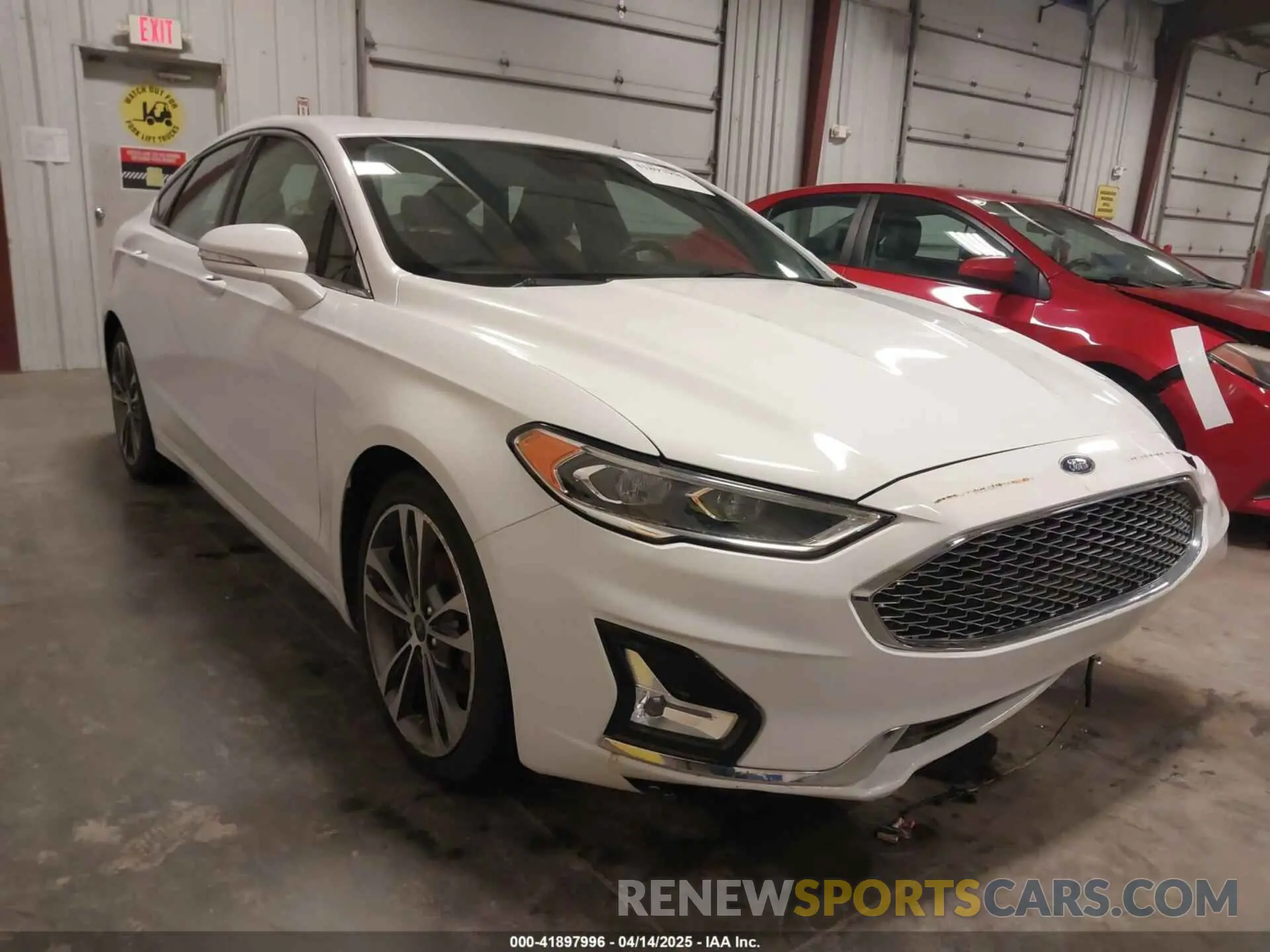 1 Photograph of a damaged car 3FA6P0D96KR184495 FORD FUSION 2019