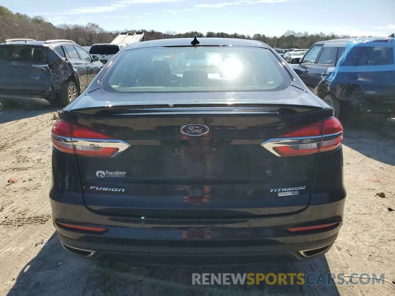 6 Photograph of a damaged car 3FA6P0D96KR187221 FORD FUSION 2019