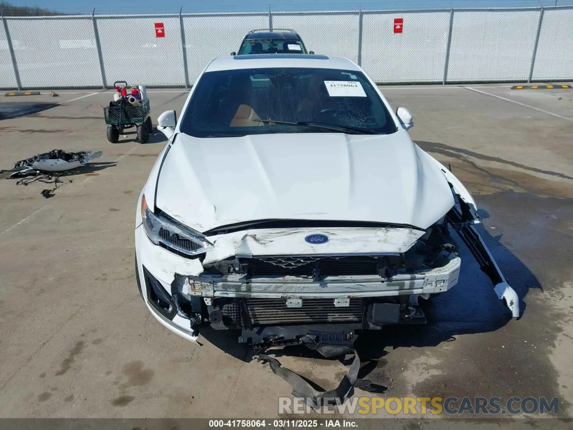 13 Photograph of a damaged car 3FA6P0D98KR241506 FORD FUSION 2019