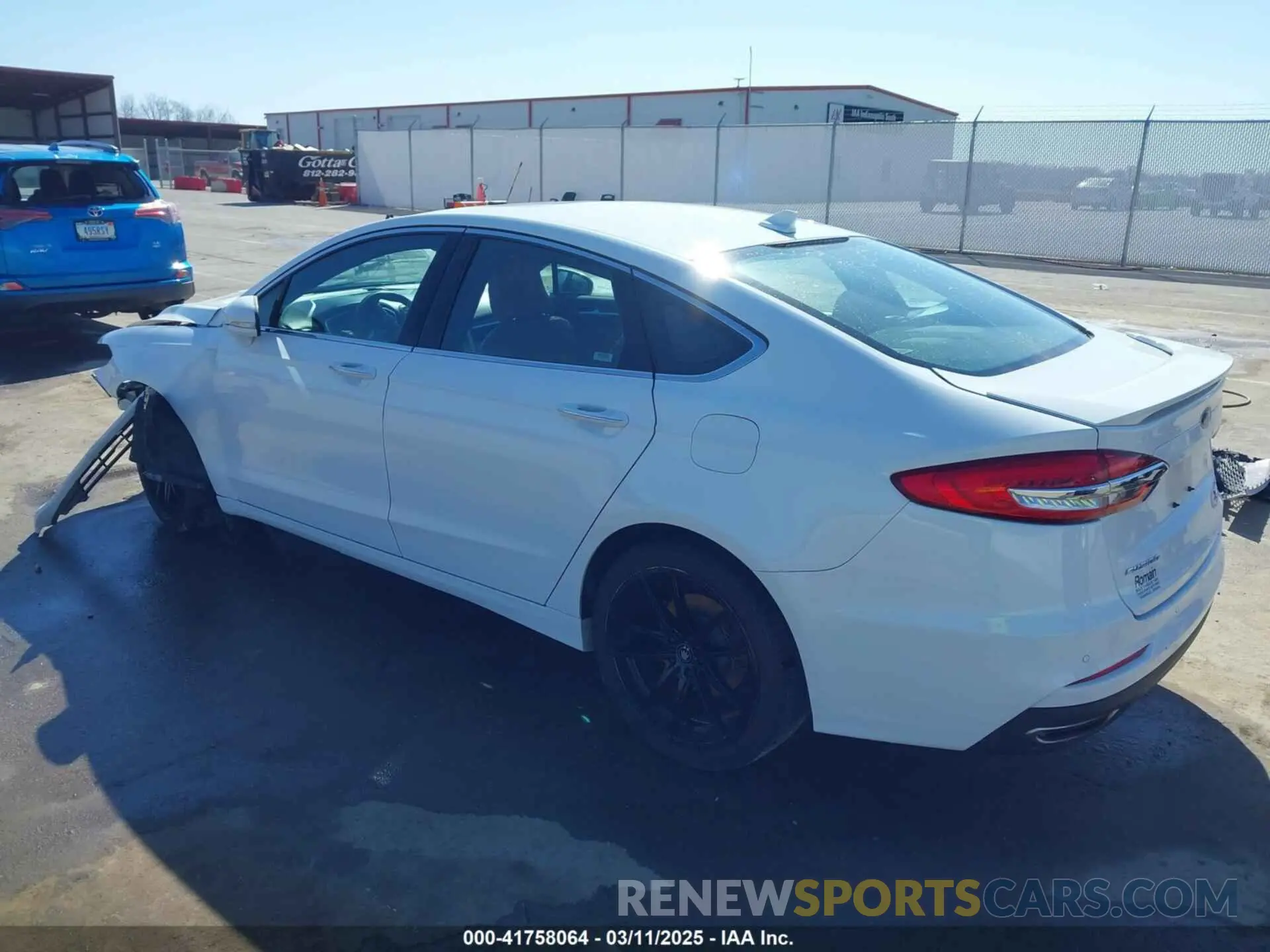3 Photograph of a damaged car 3FA6P0D98KR241506 FORD FUSION 2019