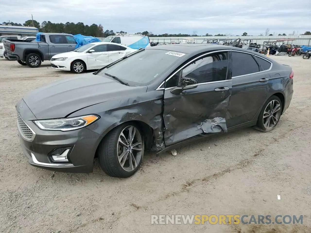 1 Photograph of a damaged car 3FA6P0D99KR152740 FORD FUSION 2019