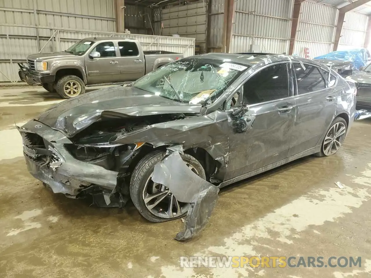 1 Photograph of a damaged car 3FA6P0D99KR154570 FORD FUSION 2019