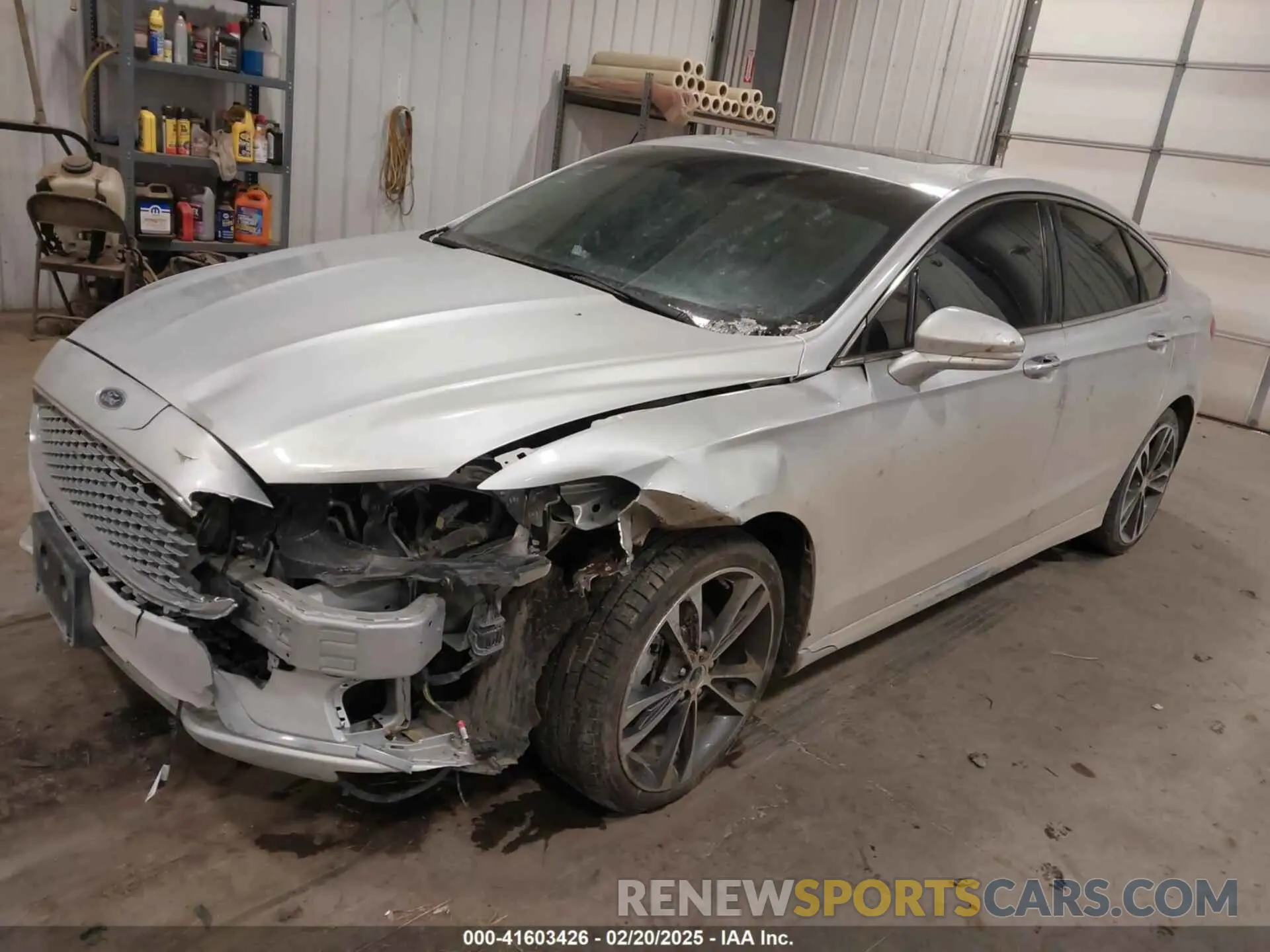 2 Photograph of a damaged car 3FA6P0D9XKR152553 FORD FUSION 2019