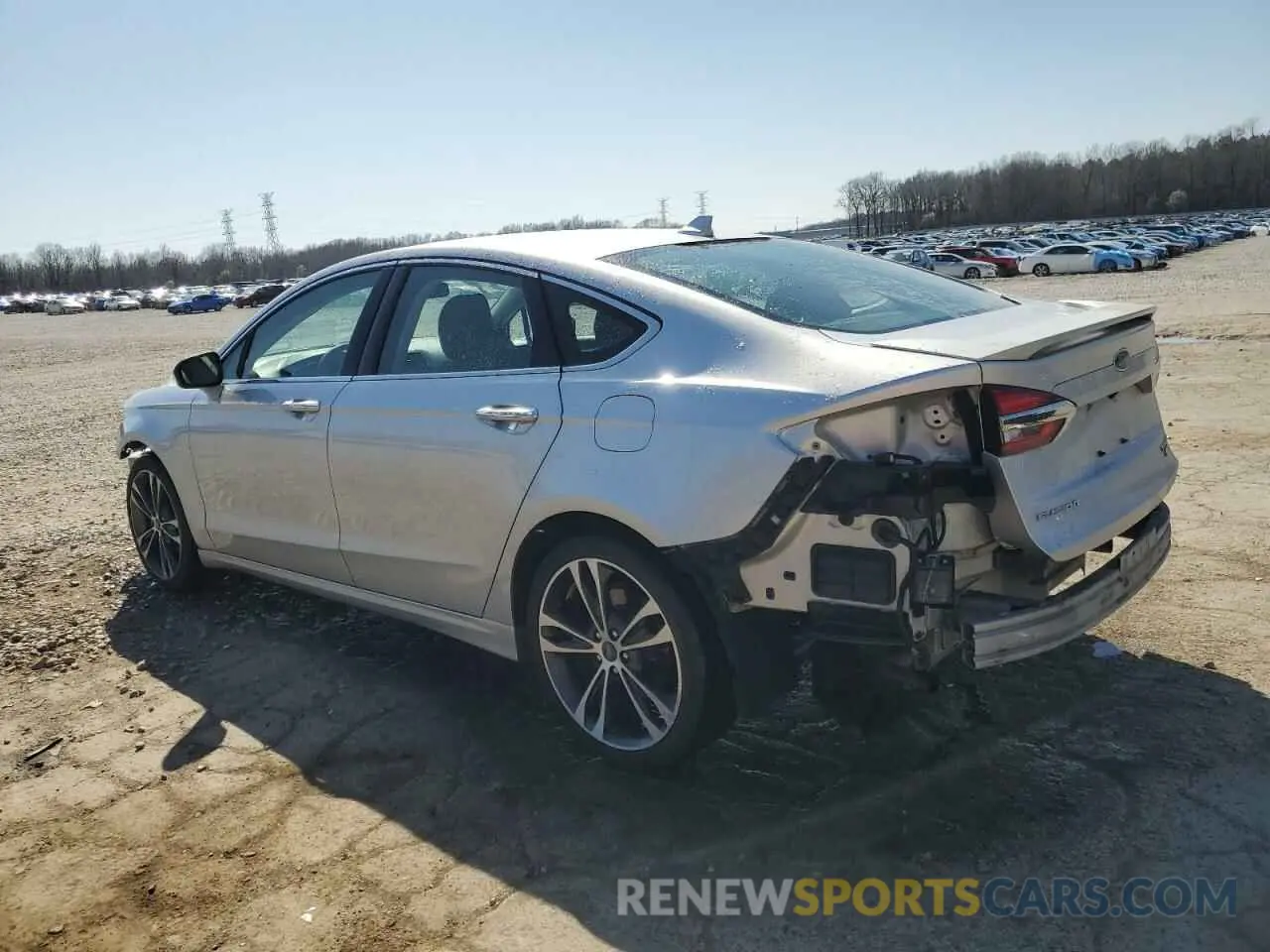 2 Photograph of a damaged car 3FA6P0D9XKR186914 FORD FUSION 2019