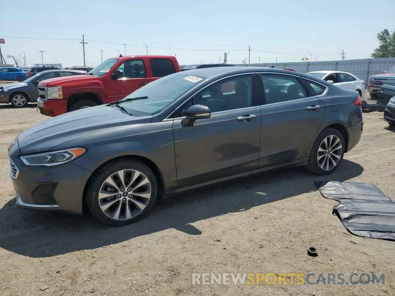 1 Photograph of a damaged car 3FA6P0E90KR131483 FORD FUSION 2019