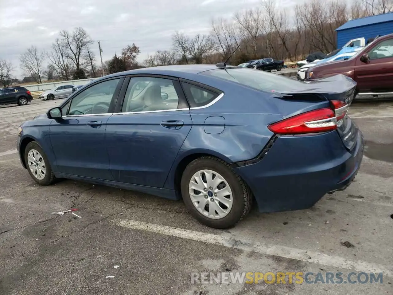 2 Photograph of a damaged car 3FA6P0G70KR275644 FORD FUSION 2019