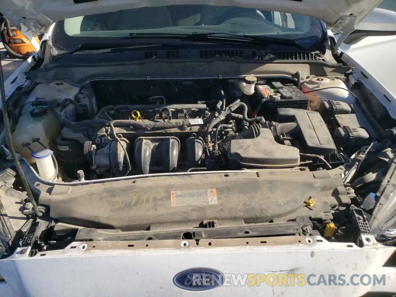 11 Photograph of a damaged car 3FA6P0G71KR102229 FORD FUSION 2019