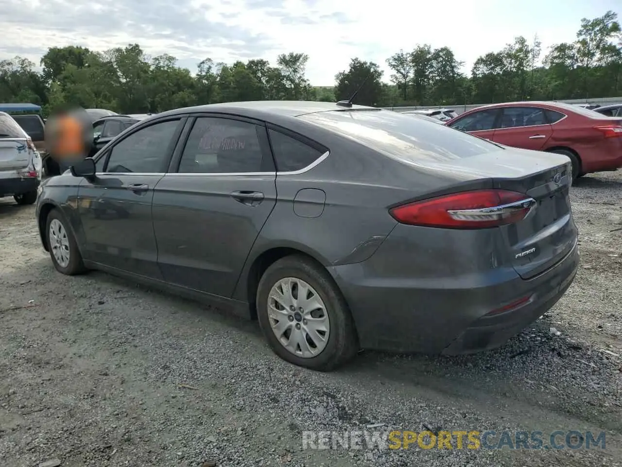 2 Photograph of a damaged car 3FA6P0G71KR280352 FORD FUSION 2019