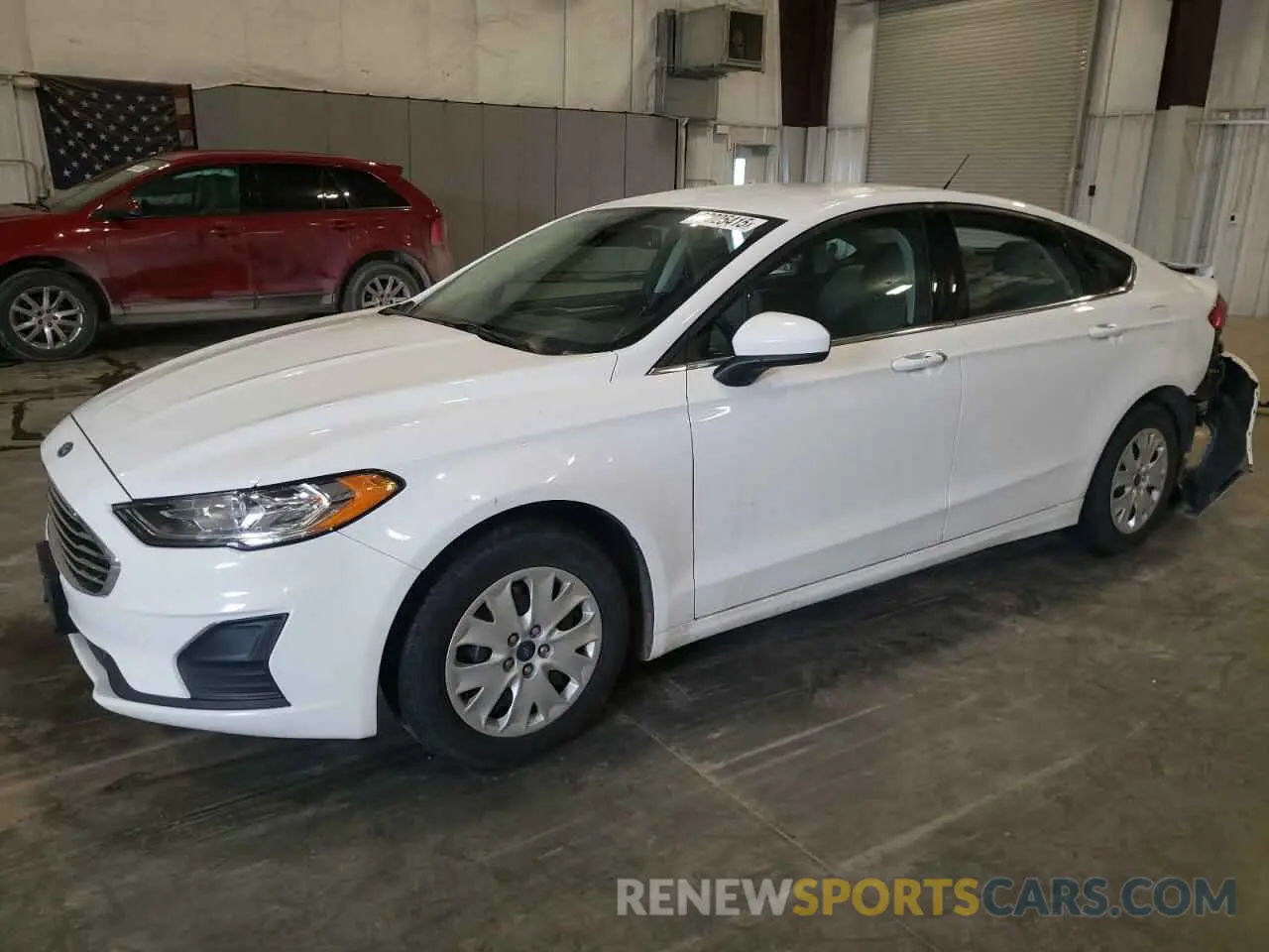 1 Photograph of a damaged car 3FA6P0G72KR199618 FORD FUSION 2019