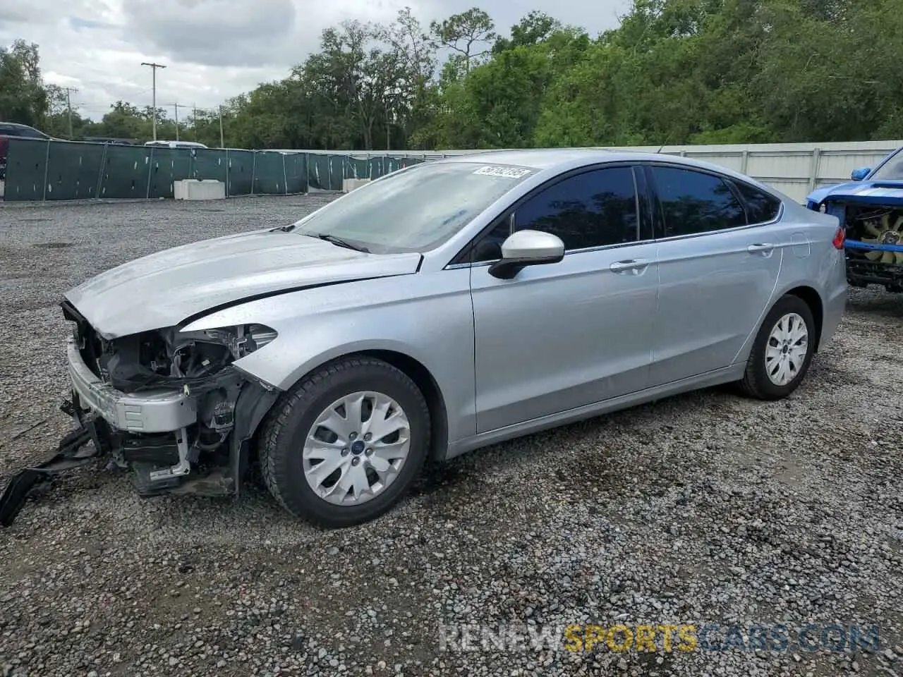 1 Photograph of a damaged car 3FA6P0G73KR161850 FORD FUSION 2019