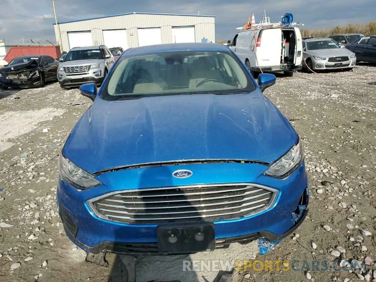 5 Photograph of a damaged car 3FA6P0G73KR283740 FORD FUSION 2019
