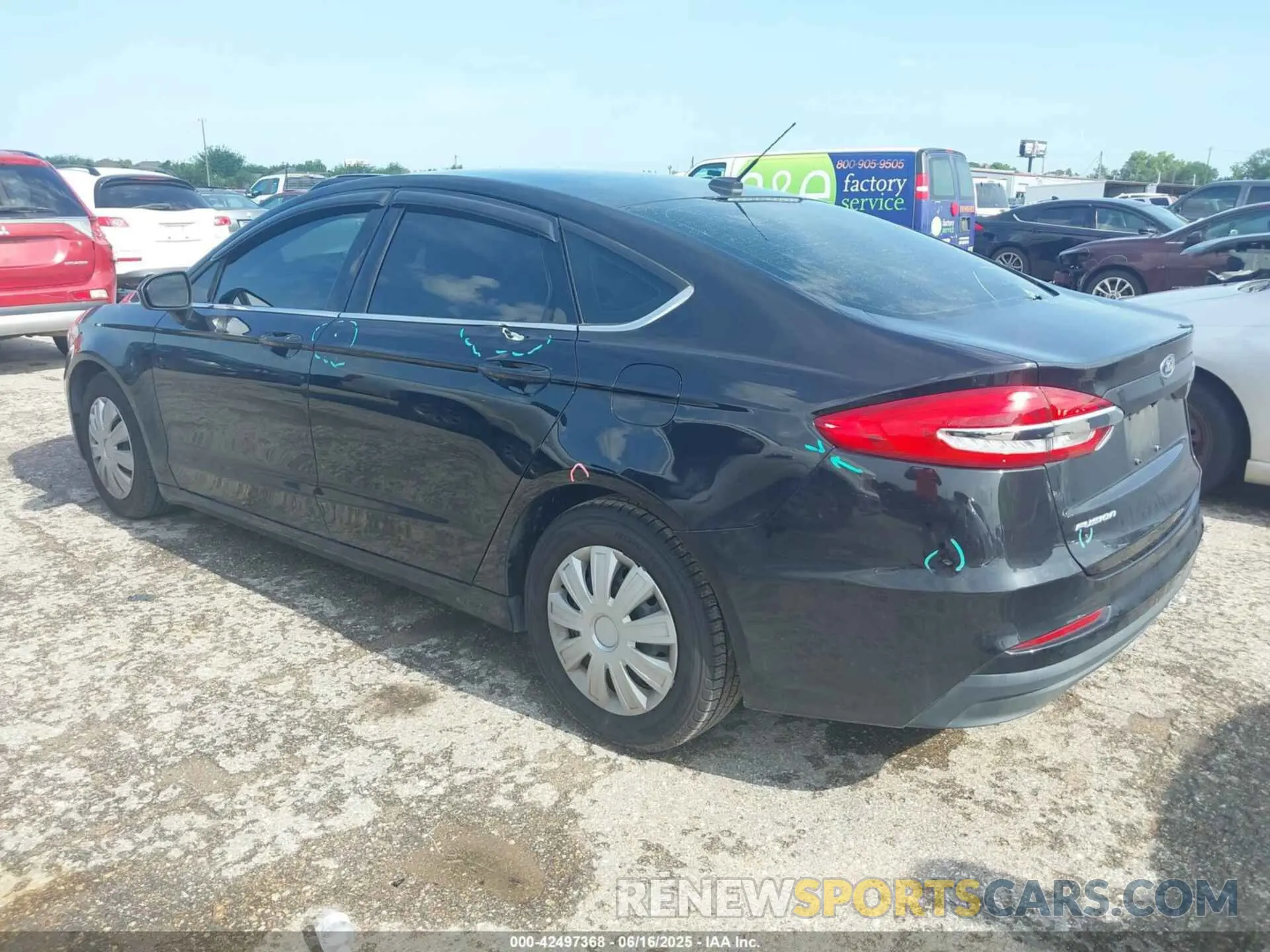 3 Photograph of a damaged car 3FA6P0G75KR130258 FORD FUSION 2019