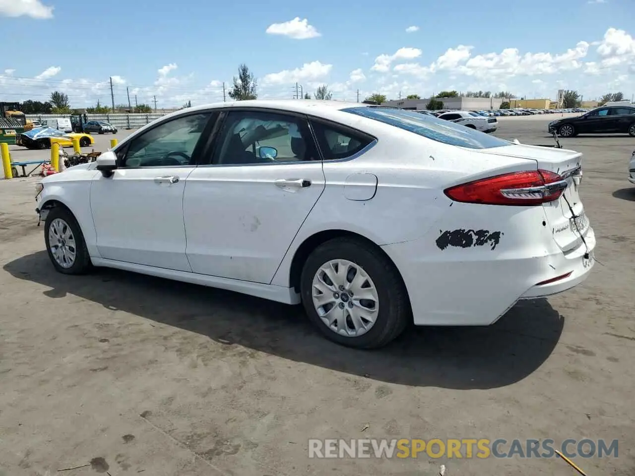 2 Photograph of a damaged car 3FA6P0G76KR229610 FORD FUSION 2019