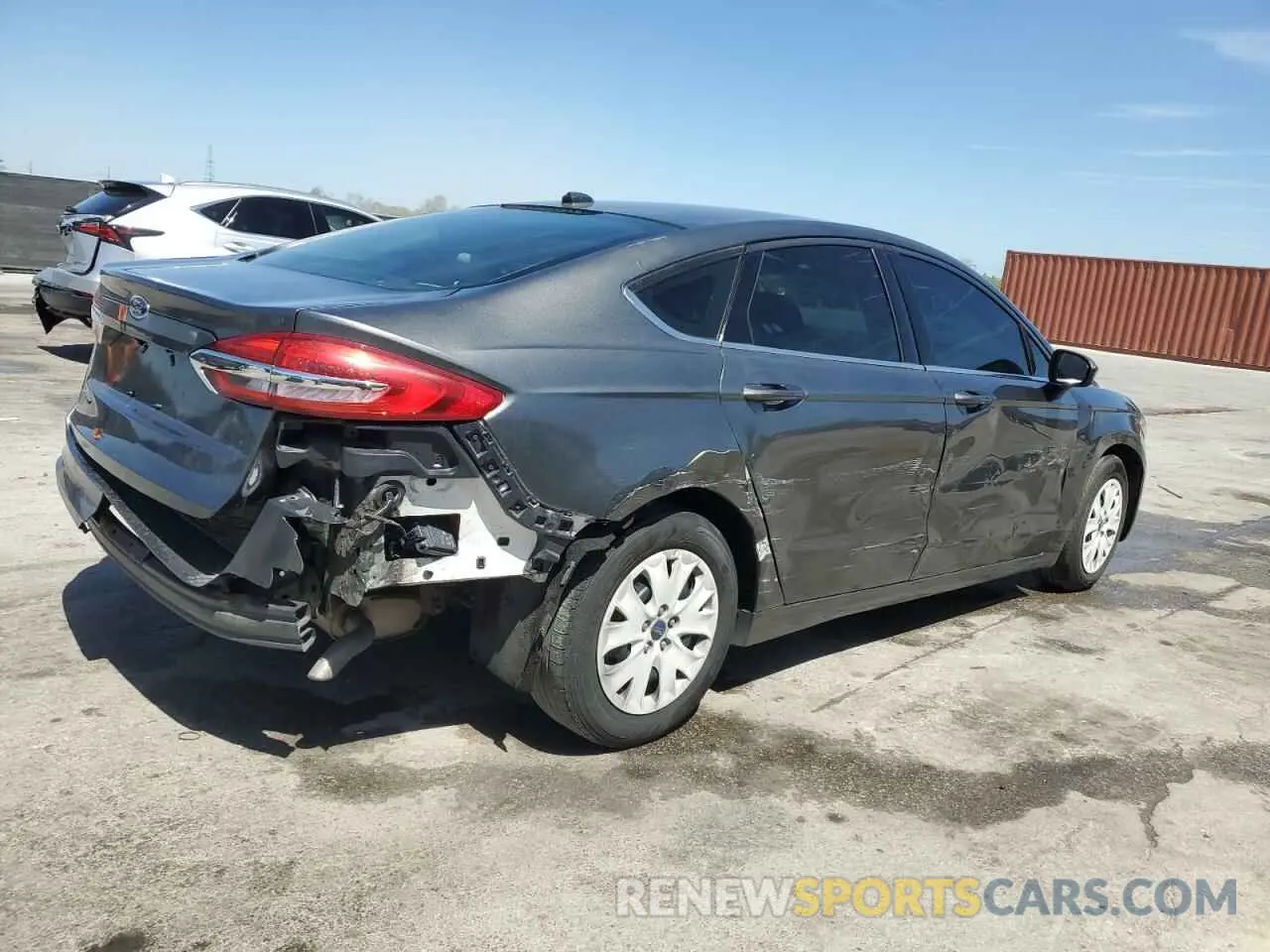 3 Photograph of a damaged car 3FA6P0G77KR146977 FORD FUSION 2019