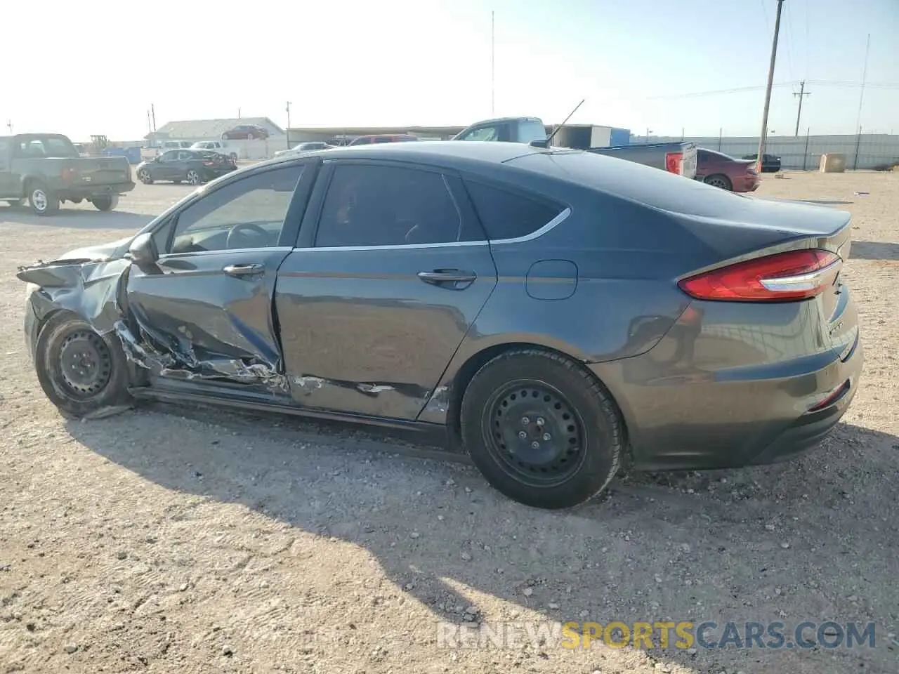 2 Photograph of a damaged car 3FA6P0G77KR171393 FORD FUSION 2019