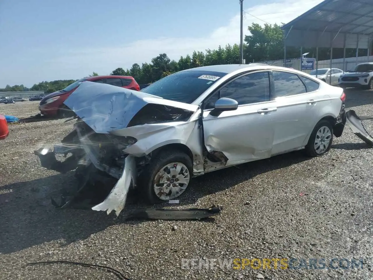 1 Photograph of a damaged car 3FA6P0G77KR213562 FORD FUSION 2019