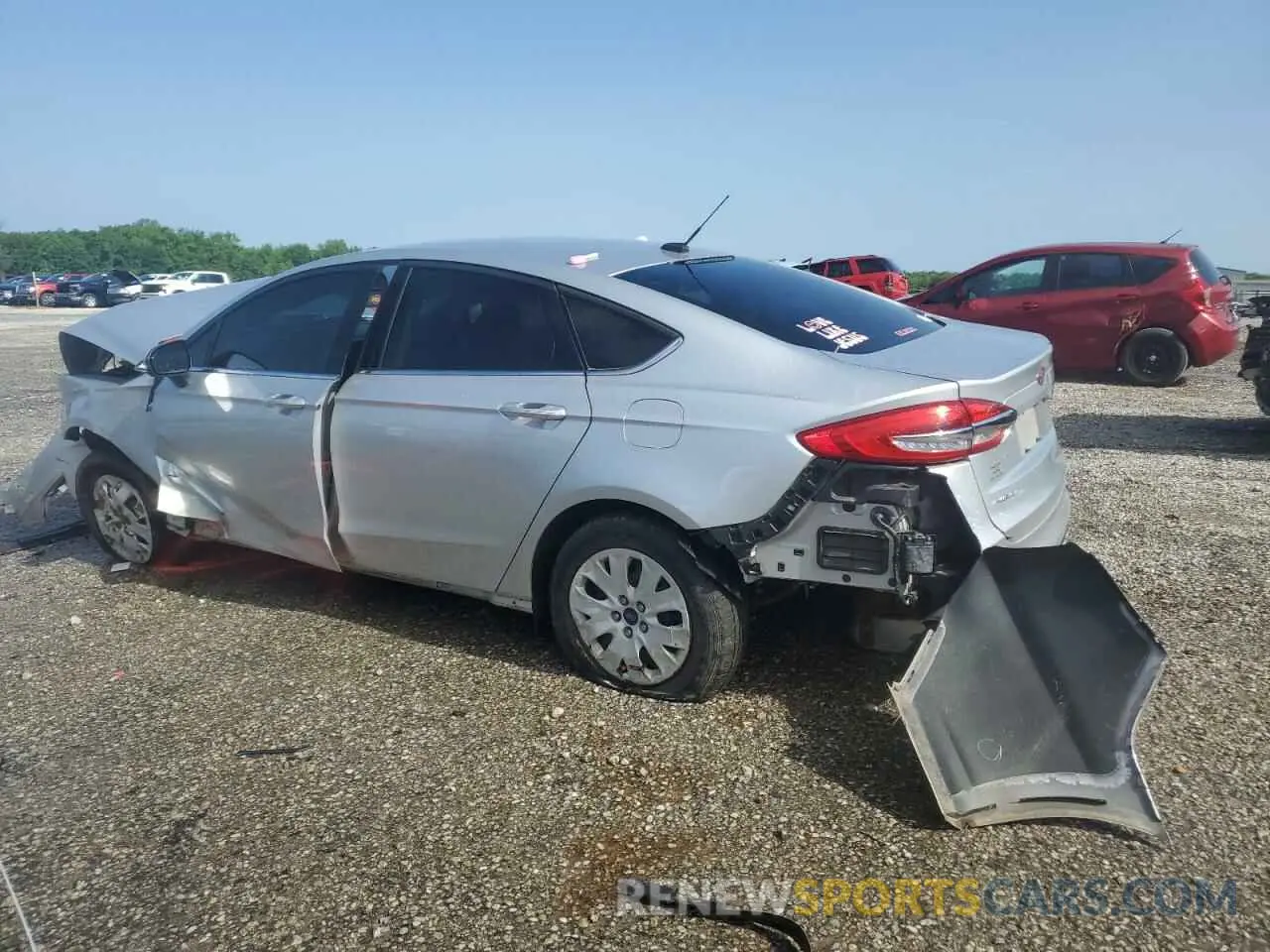 2 Photograph of a damaged car 3FA6P0G77KR213562 FORD FUSION 2019