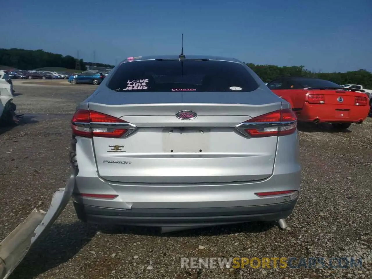 6 Photograph of a damaged car 3FA6P0G77KR213562 FORD FUSION 2019