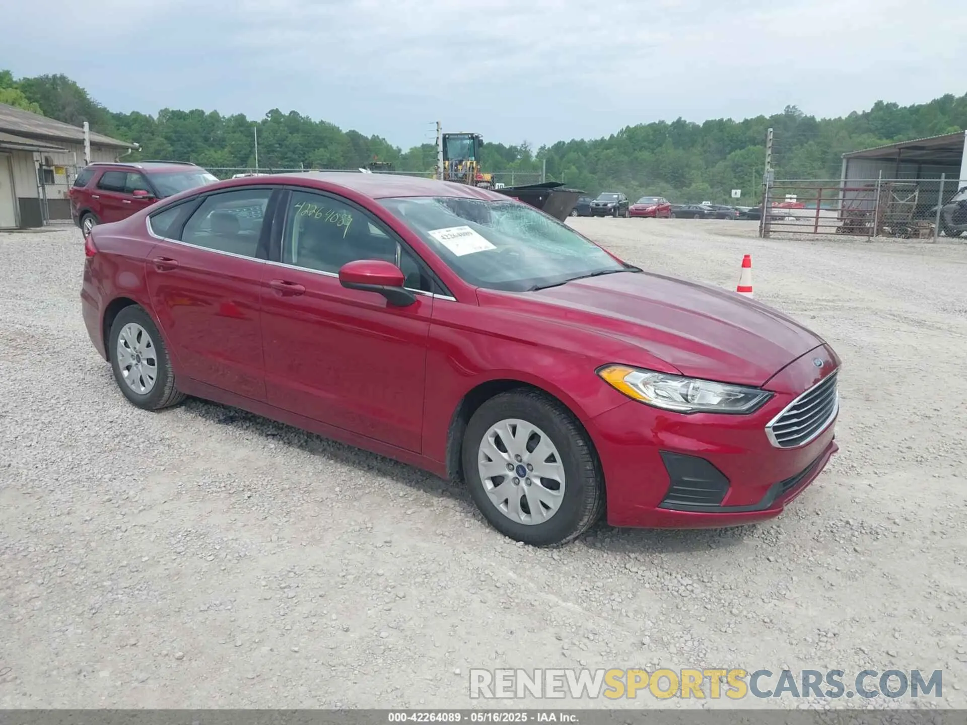1 Photograph of a damaged car 3FA6P0G77KR215022 FORD FUSION 2019
