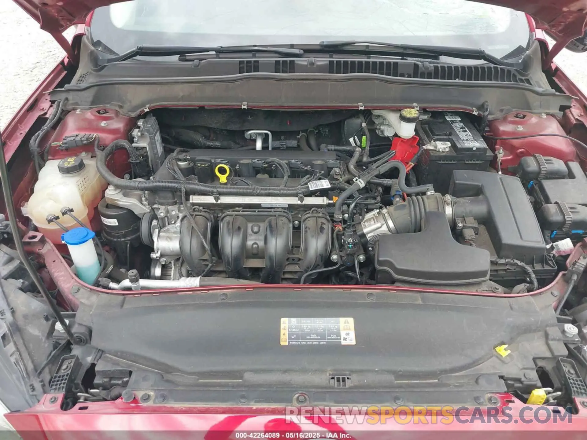 10 Photograph of a damaged car 3FA6P0G77KR215022 FORD FUSION 2019