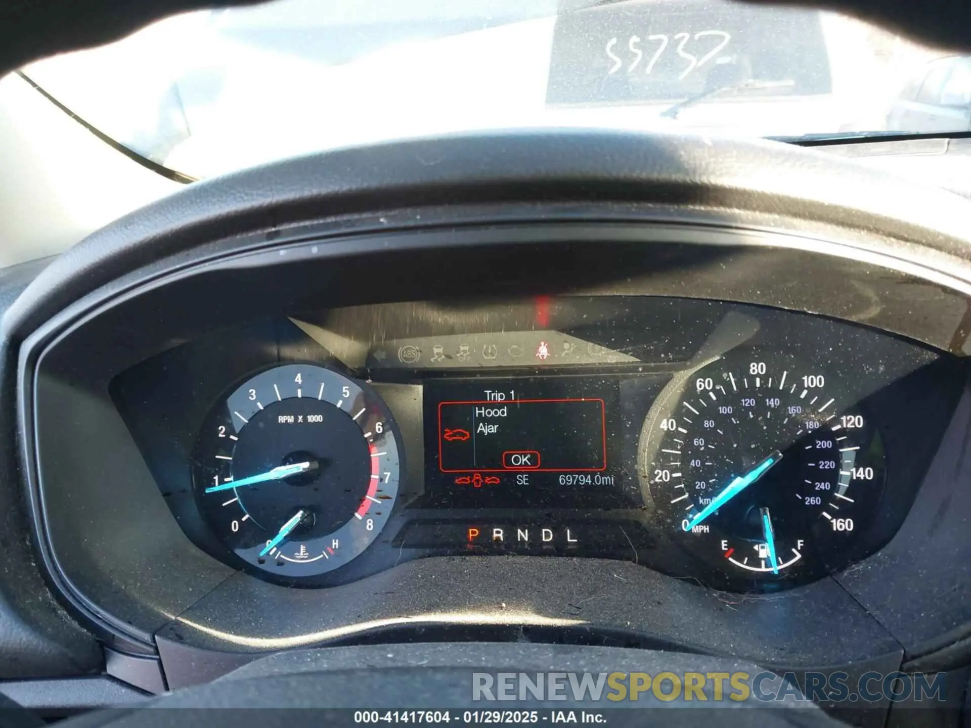 7 Photograph of a damaged car 3FA6P0G78KR194956 FORD FUSION 2019