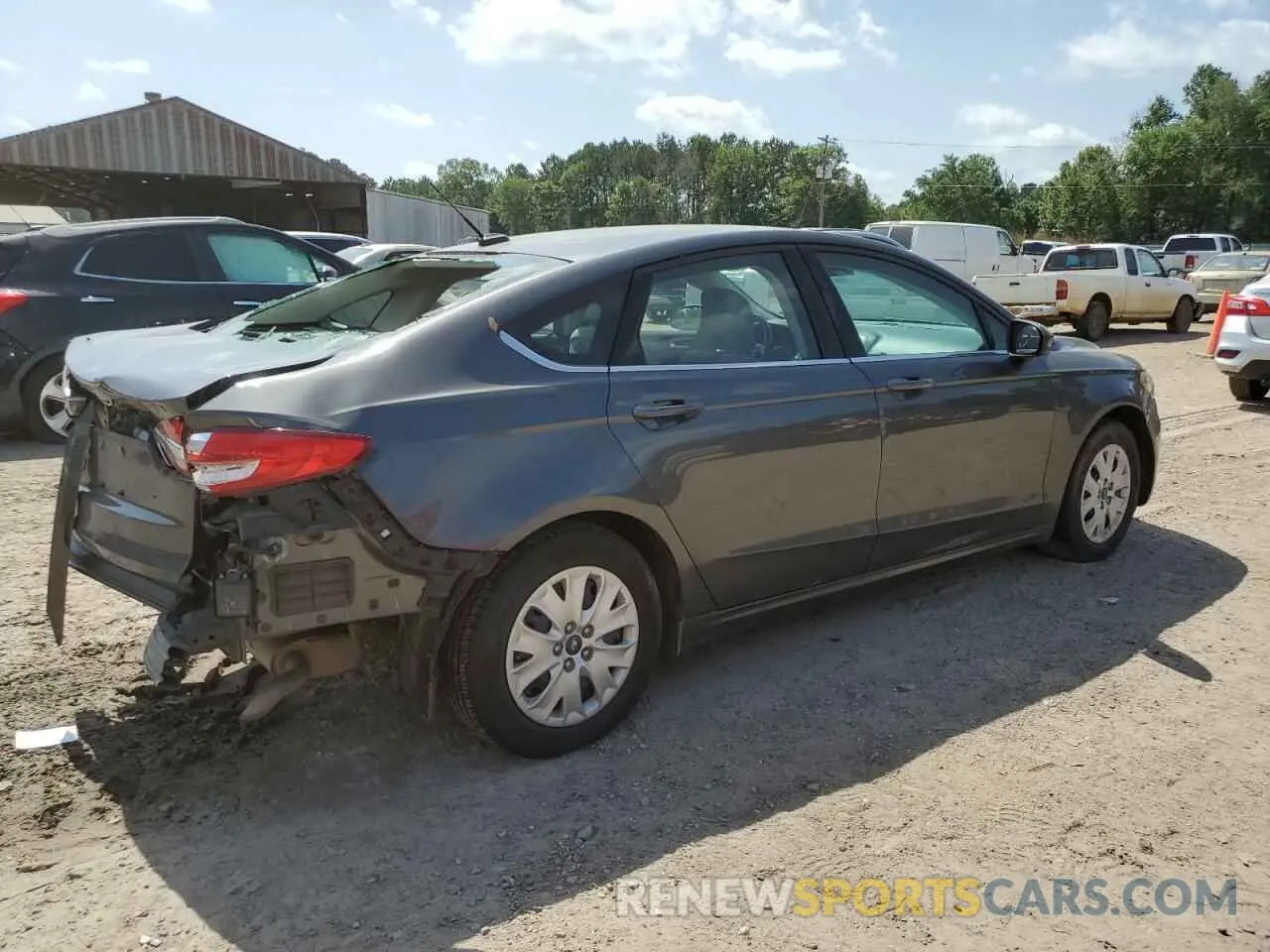 3 Photograph of a damaged car 3FA6P0G79KR246739 FORD FUSION 2019