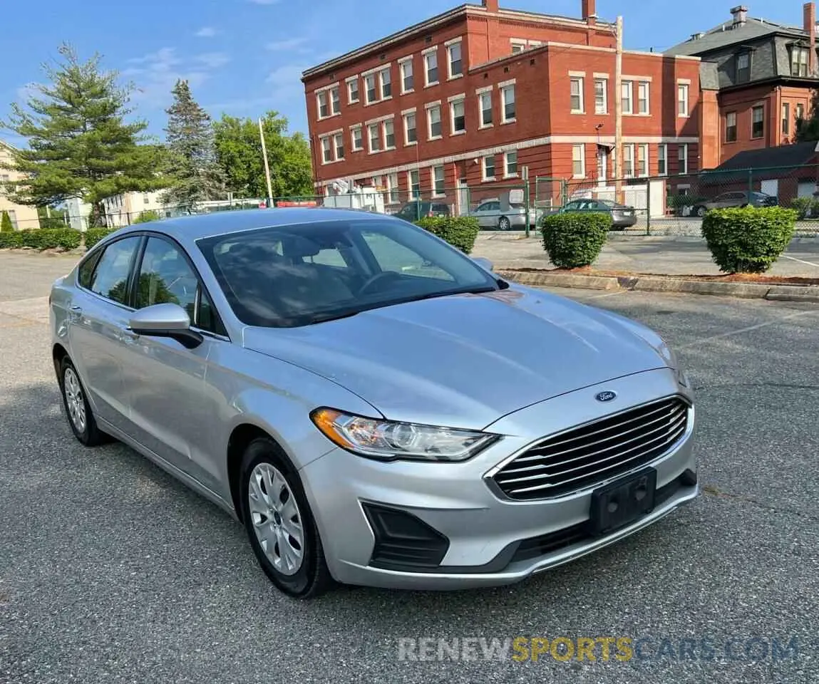 1 Photograph of a damaged car 3FA6P0G7XKR143006 FORD FUSION 2019