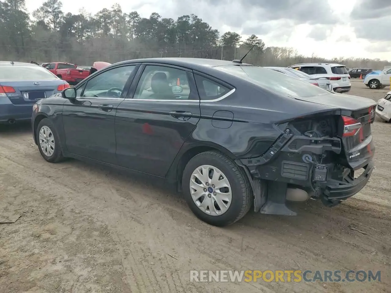 2 Photograph of a damaged car 3FA6P0G7XKR280494 FORD FUSION 2019