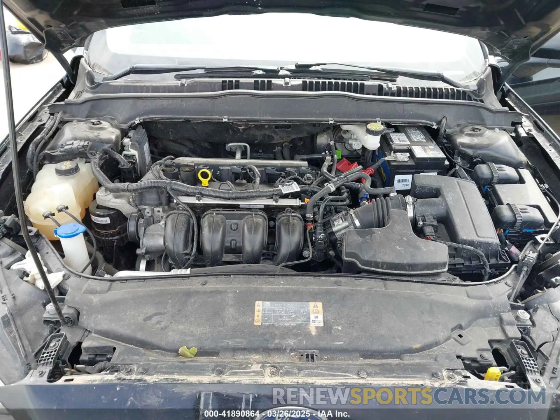 10 Photograph of a damaged car 3FA6P0H71KR255482 FORD FUSION 2019