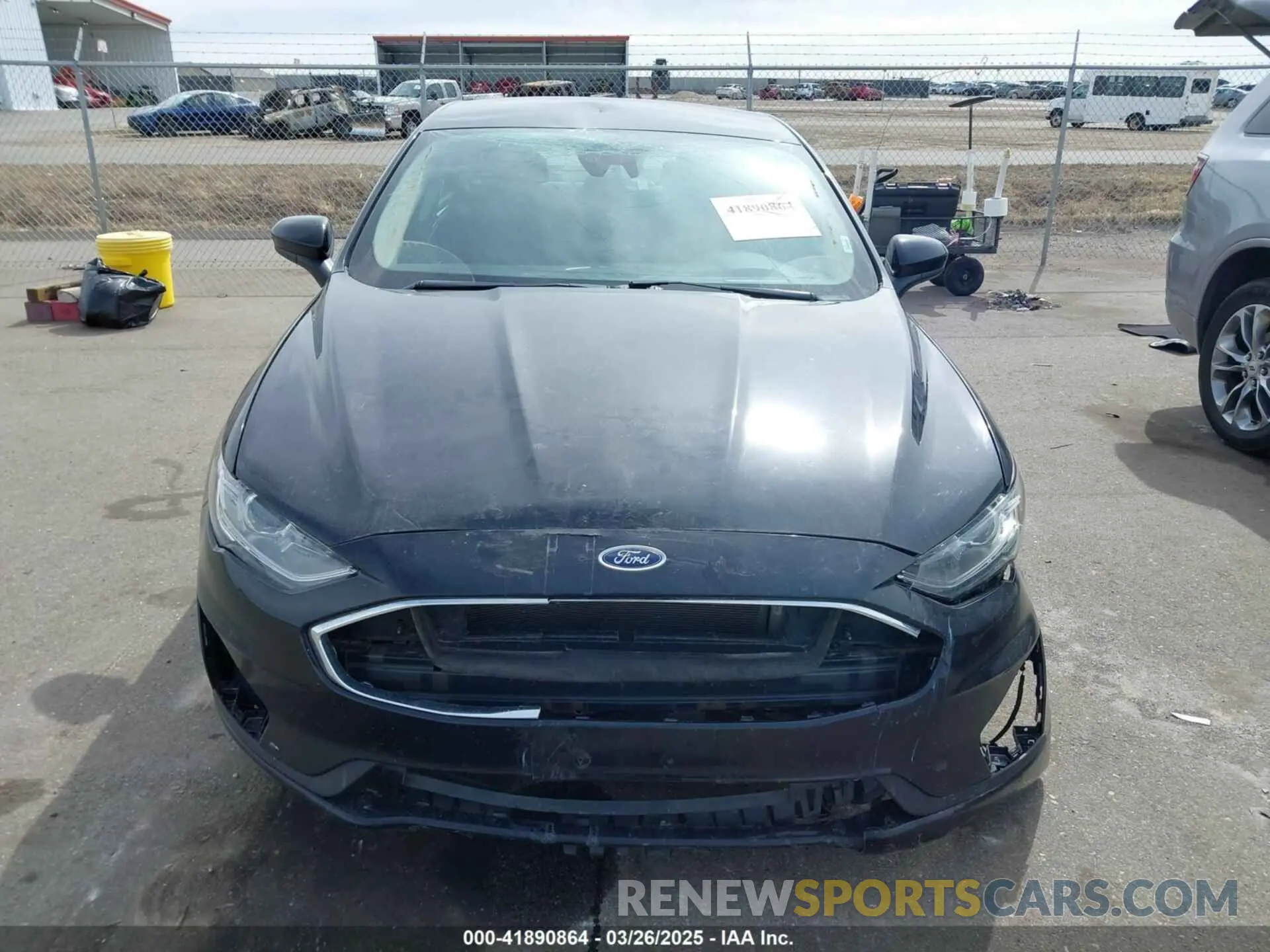 12 Photograph of a damaged car 3FA6P0H71KR255482 FORD FUSION 2019