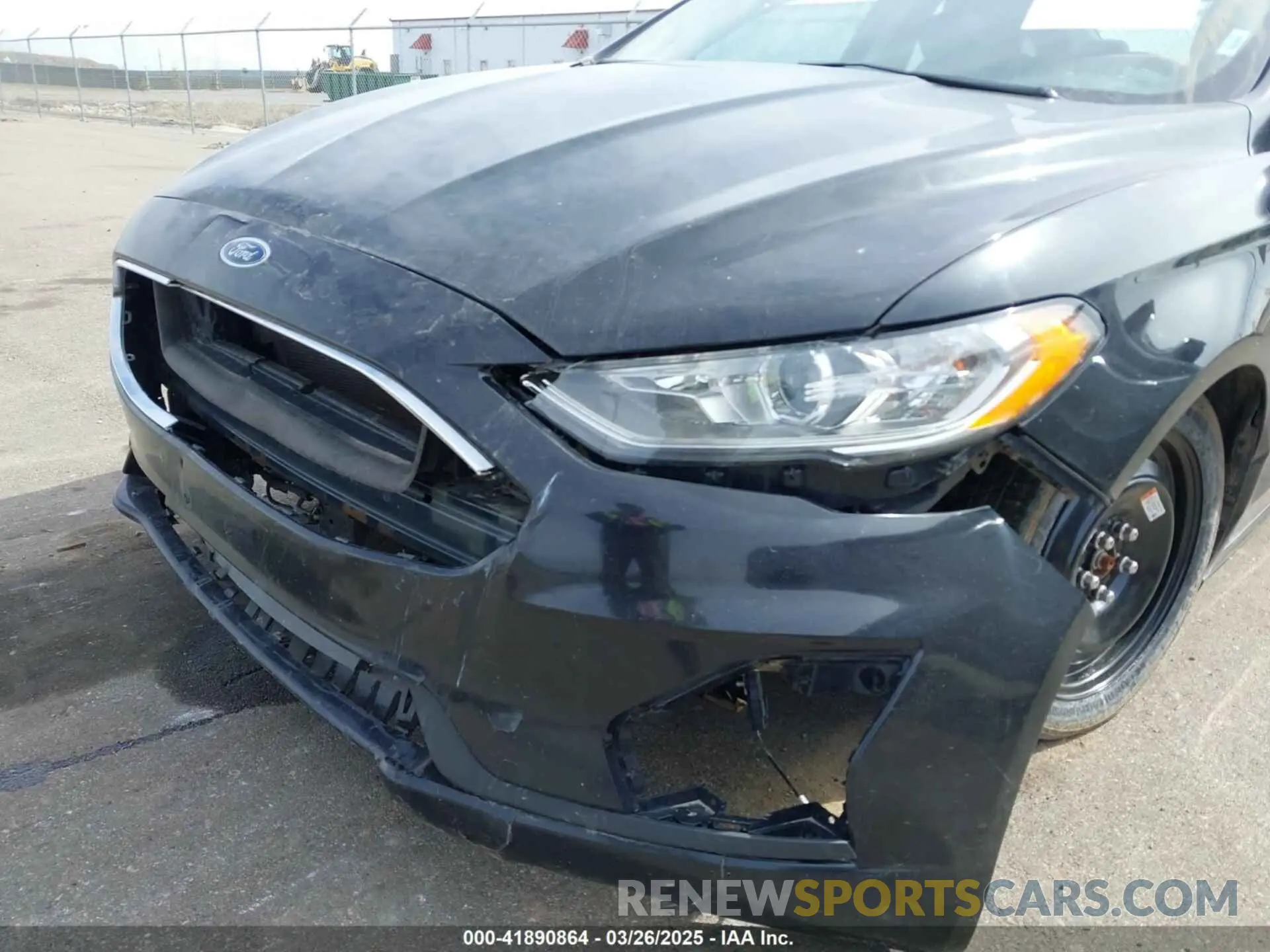 6 Photograph of a damaged car 3FA6P0H71KR255482 FORD FUSION 2019
