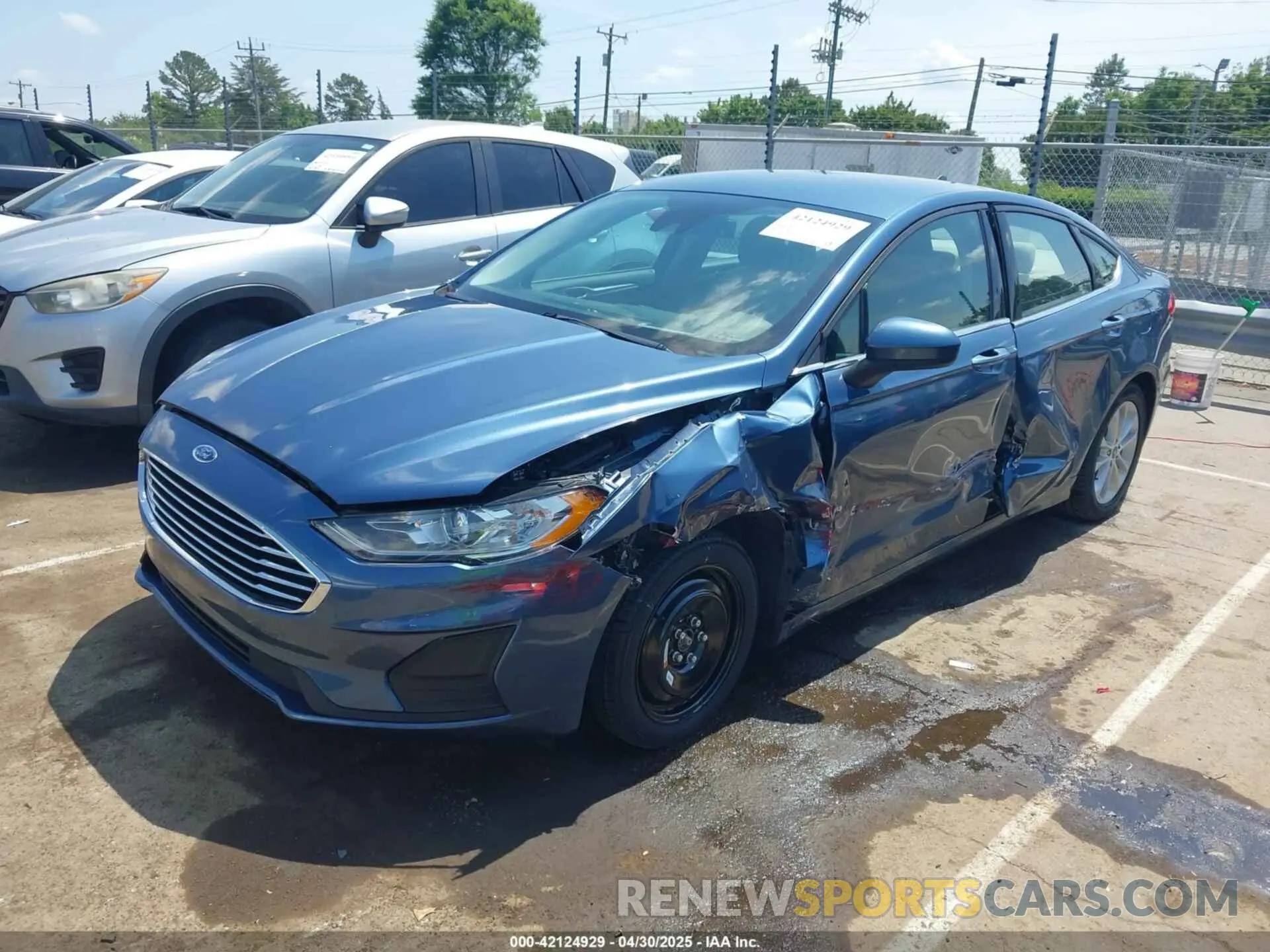 6 Photograph of a damaged car 3FA6P0H72KR123170 FORD FUSION 2019