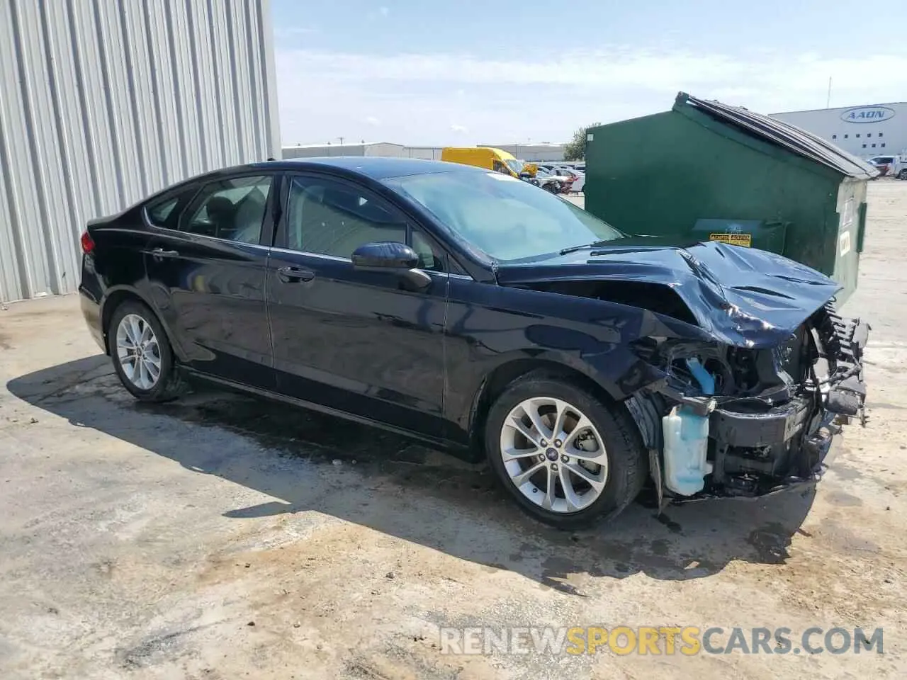 4 Photograph of a damaged car 3FA6P0H73KR151298 FORD FUSION 2019