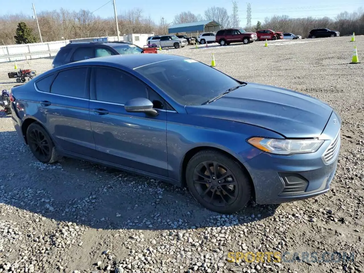 4 Photograph of a damaged car 3FA6P0H74KR123221 FORD FUSION 2019