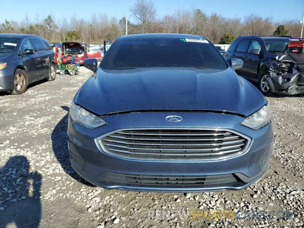5 Photograph of a damaged car 3FA6P0H74KR123221 FORD FUSION 2019