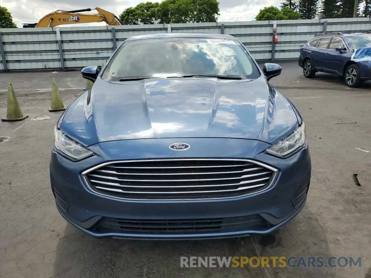 5 Photograph of a damaged car 3FA6P0H75KR209931 FORD FUSION 2019