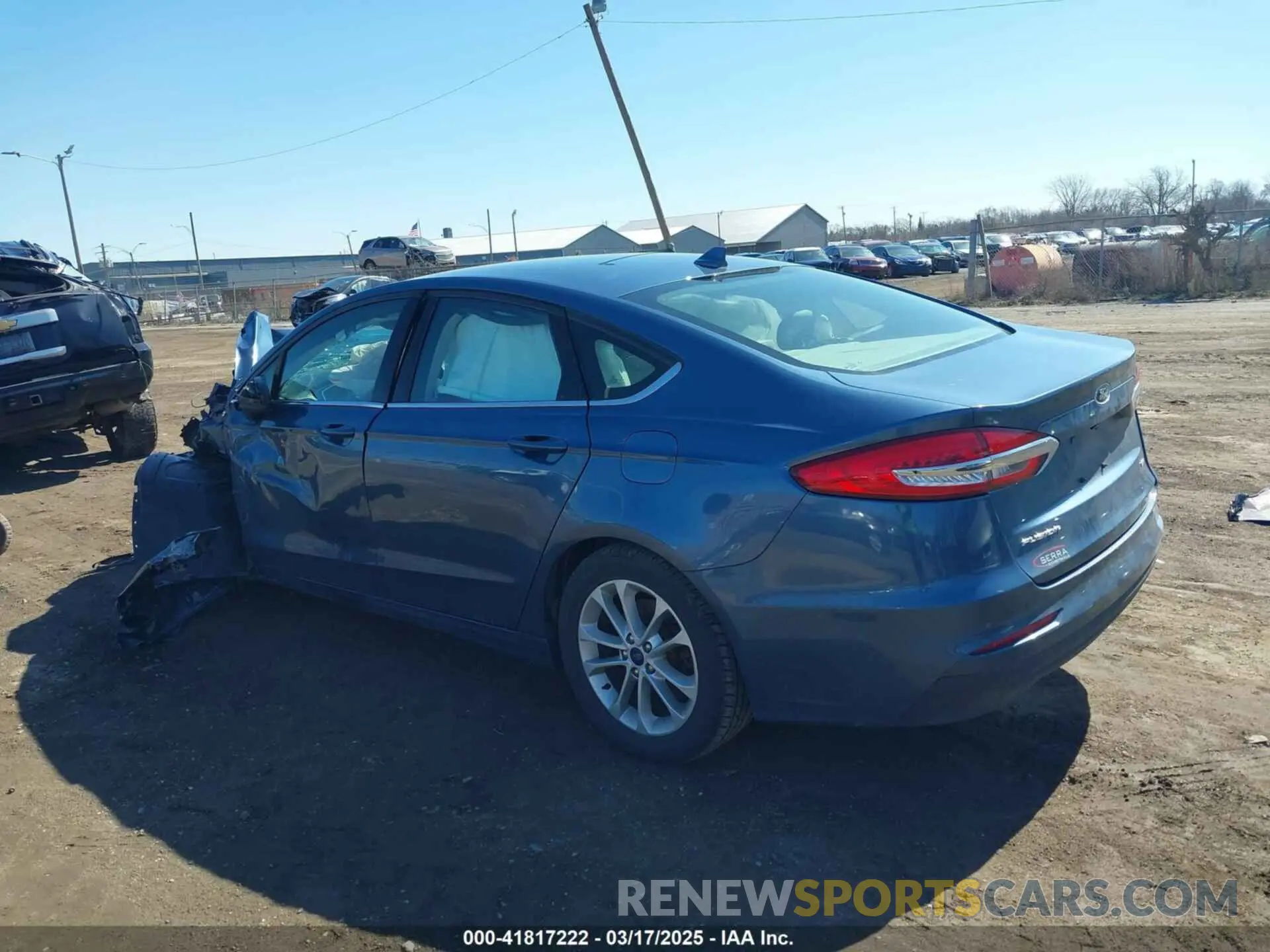 3 Photograph of a damaged car 3FA6P0H75KR238698 FORD FUSION 2019