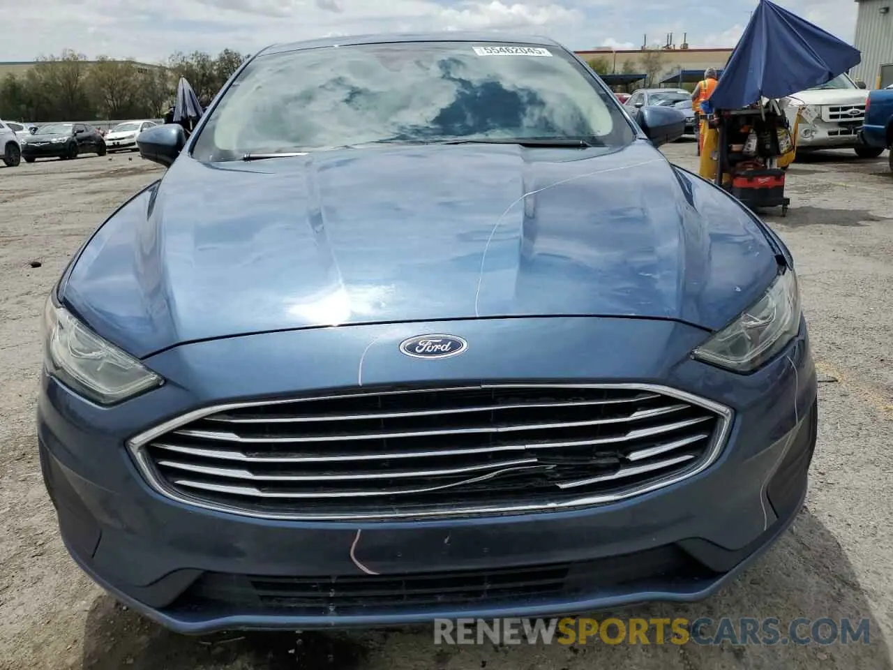5 Photograph of a damaged car 3FA6P0H77KR122452 FORD FUSION 2019