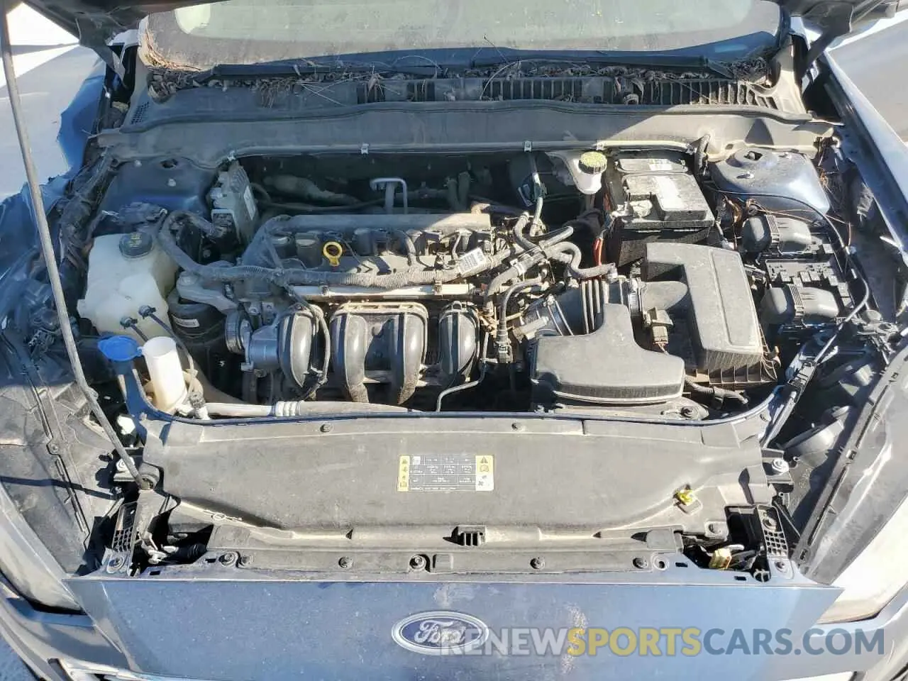 11 Photograph of a damaged car 3FA6P0H79KR149815 FORD FUSION 2019