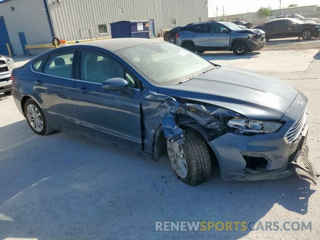 4 Photograph of a damaged car 3FA6P0H79KR149815 FORD FUSION 2019